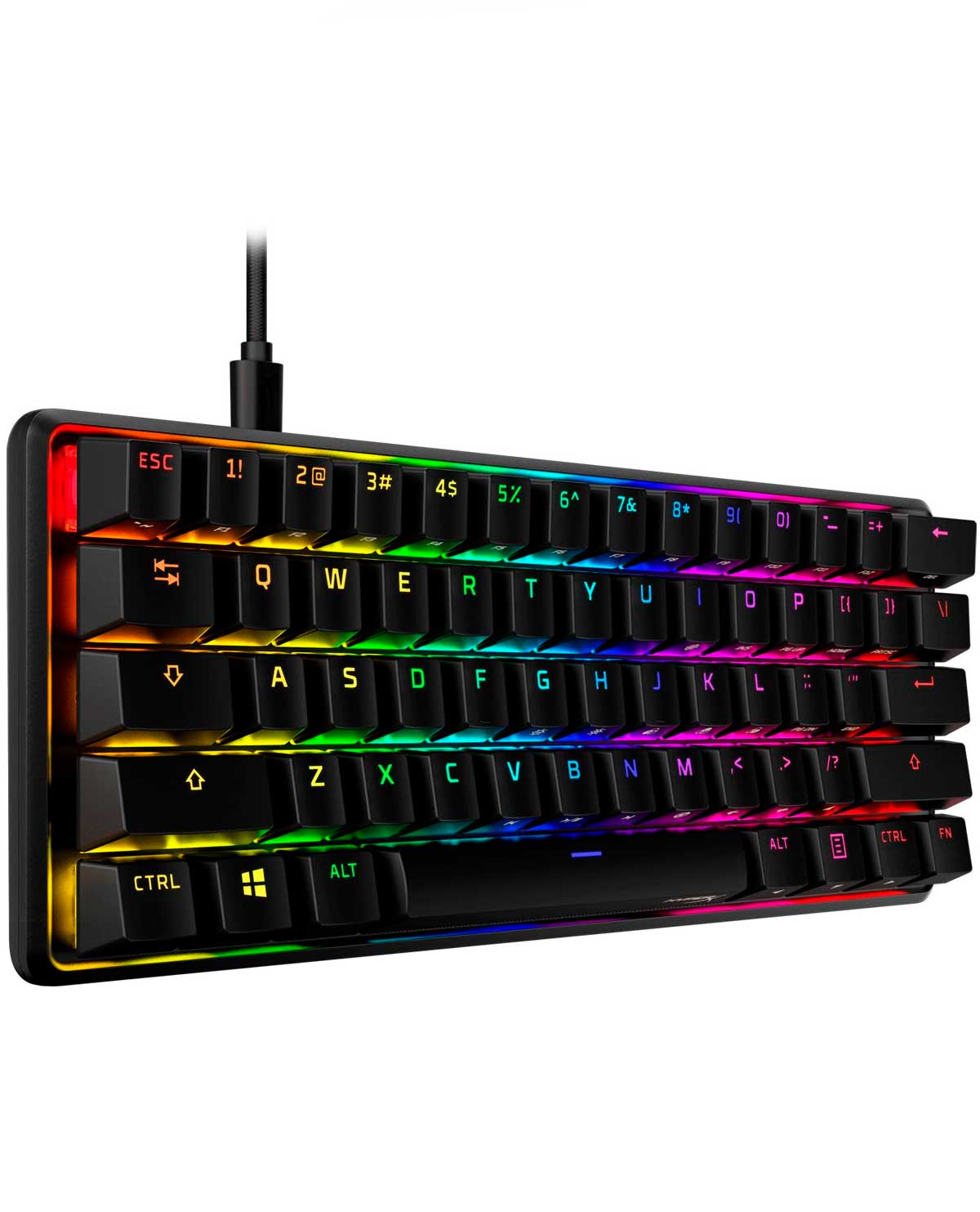 TECLADO MECANICO 60 HYPERX ALLOY ORIGINS ROJO - Image 2