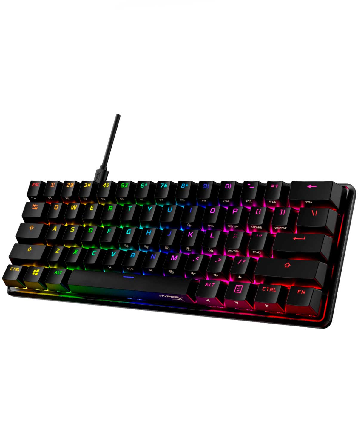 TECLADO MECANICO 60 HYPERX ALLOY ORIGINS ROJO - Image 4
