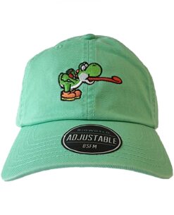 GORRA BIOWORLD SUPER MARIO WORLD YOSHI TONGUE