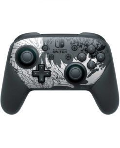 CONTROL PRO NINTENDO SWITCH MONSTER HUNTER RISE GRID PLATEADO