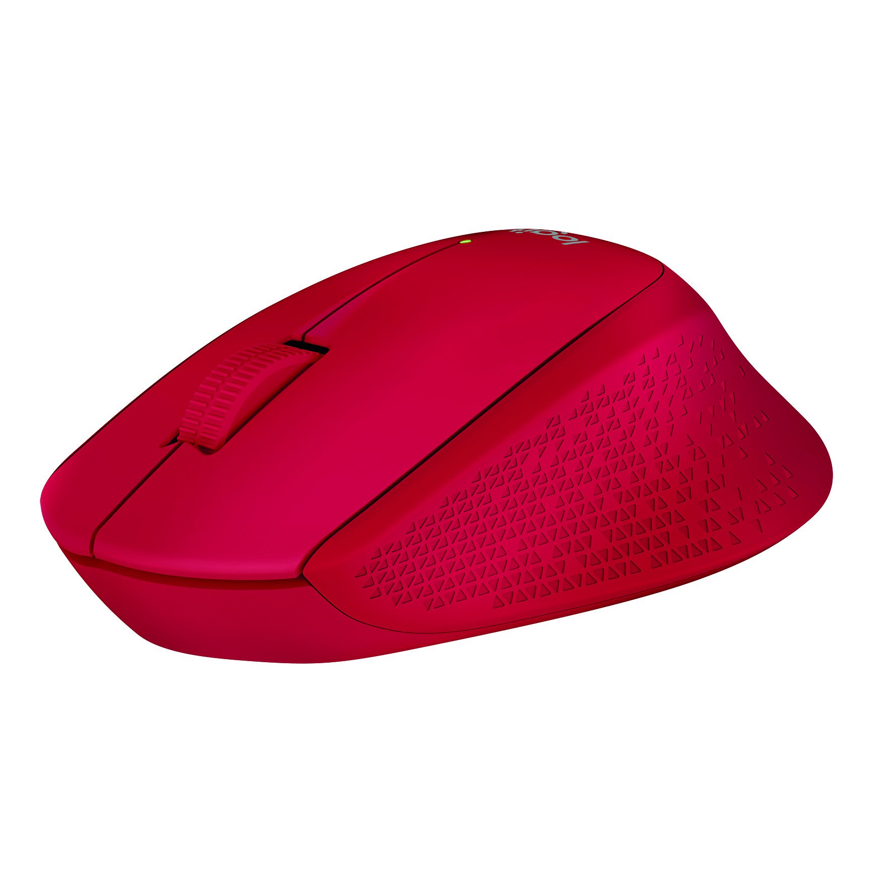 Logitech M280 - Mouse - right-handed - optical - 3 buttons - wireless - 2.4 GHz - USB wireless receiver - red - Image 2