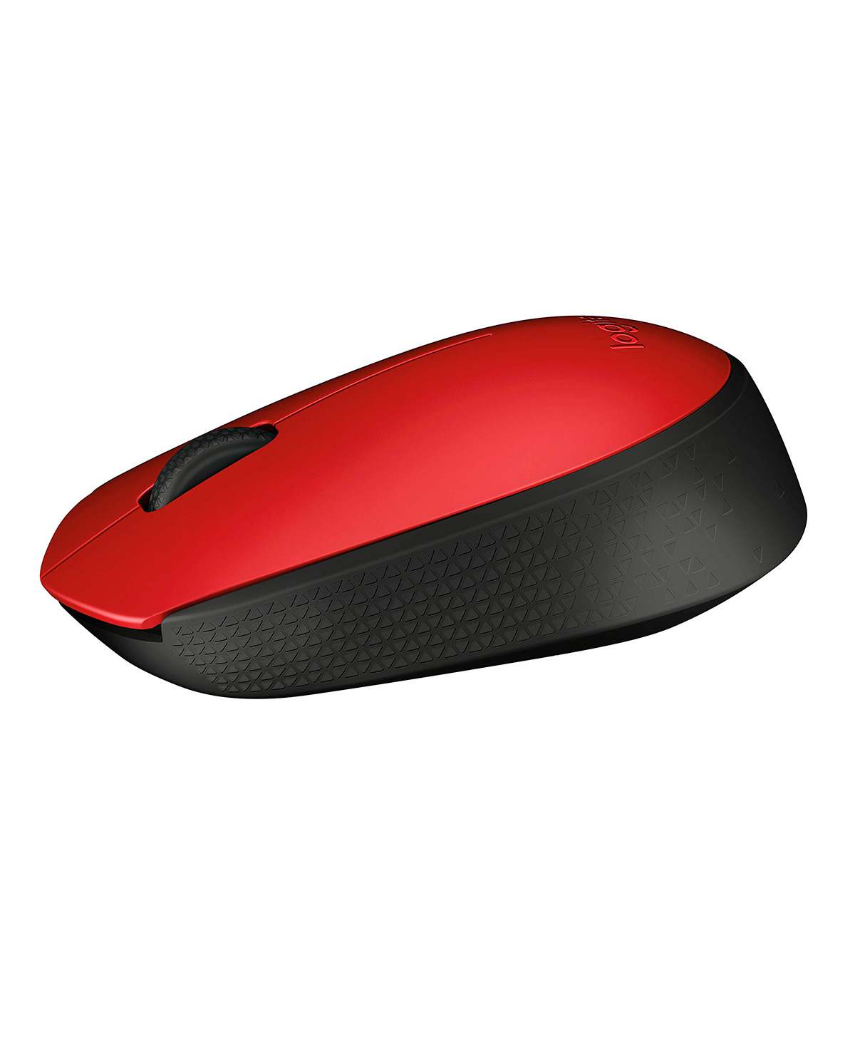Logitech M170 - Mouse - right and left-handed - wireless - 2.4 GHz - USB wireless receiver - red - Image 3