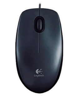 Logitech - Mouse - USB - Wired - Black - 910-005493