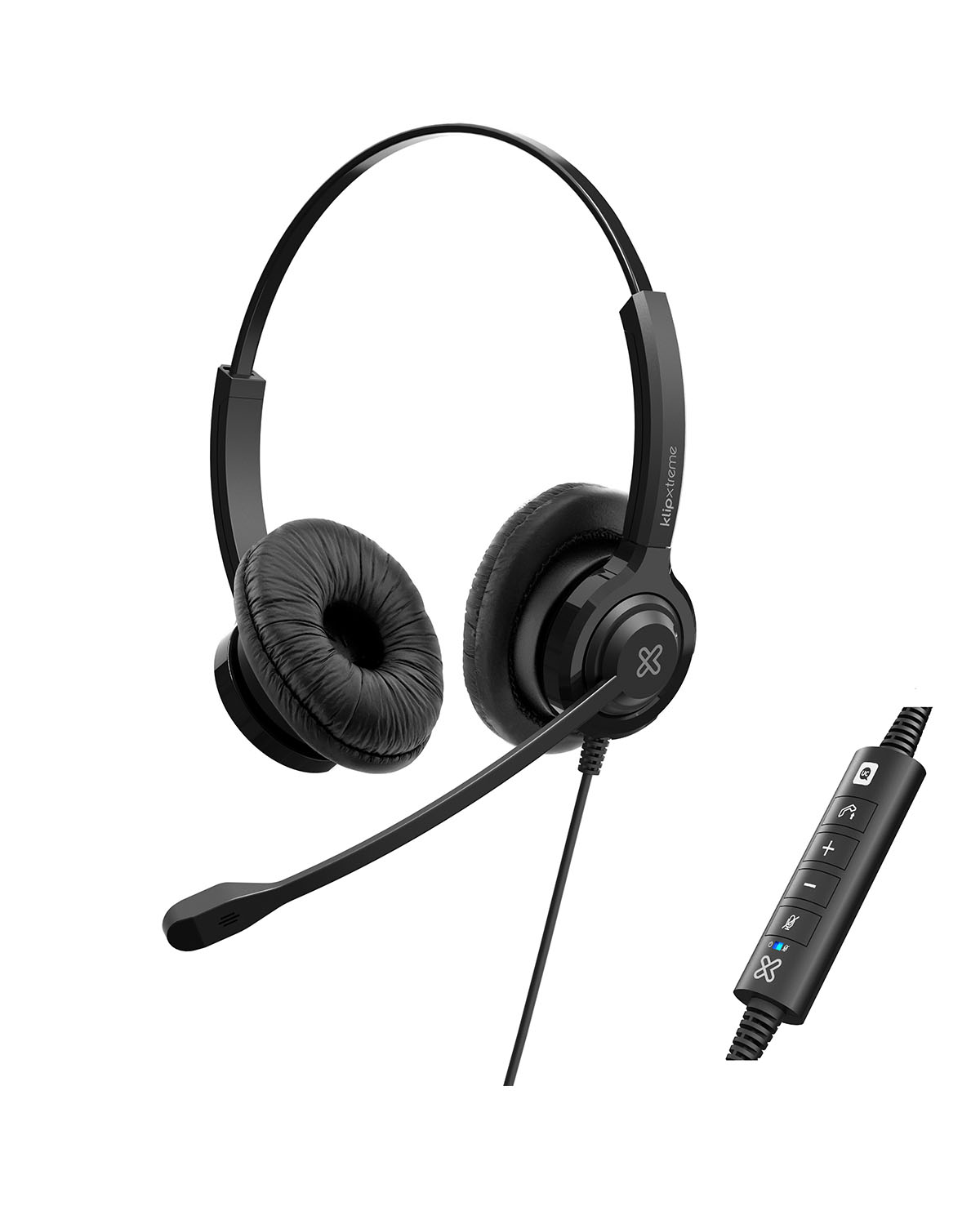 Klip Xtreme KCH911 Headset For Conference Wired OnEar VolMic