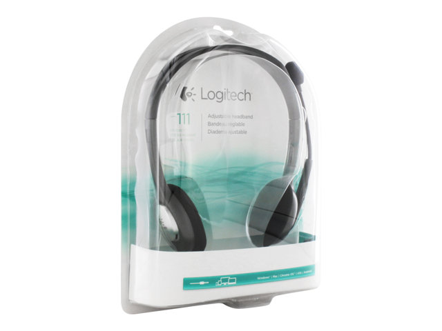 Logitech Stereo H111 - Headset - on-ear - wired