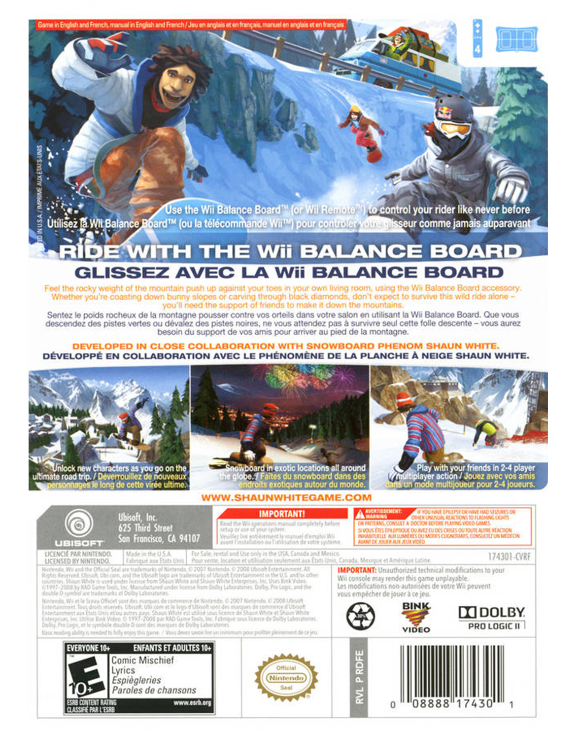 SHAUN WHITE SNOWBOARDING - Image 2