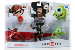 DISNEY INFINITY MIKE CAPITAN BARBOSA Y SRA INCREIBLE PAQUETE TRIPLE