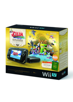 CONSOLA NINTENDO WII U NEGRO 32GB CON THE LEGEND OF ZELDA THE WIND WAKER HD