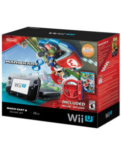 CONSOLA NINTENDO WII U NEGRO 32GB CON MARIO KART 8