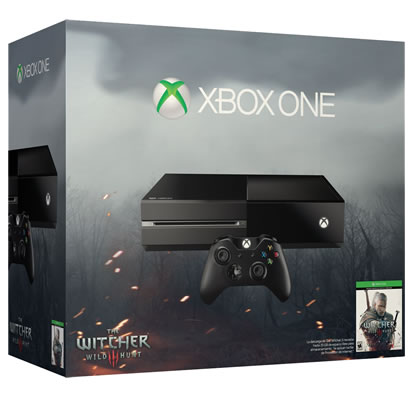 CONSOLA XBOX ONE NEGRO 500GB CON THE WITCHER 3 WILD HUNT