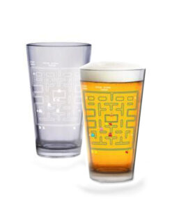 VASO DE VIDRIO SENSIBLE AL FRIO PAC-MAN