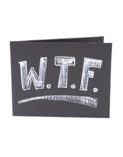 CARTERA DE PAPEL TOXIC WTF NEGRA