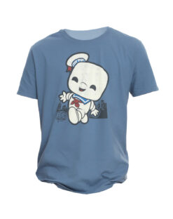 PLAYERA CAZAFANTASMAS POP STAY PUFT AZUL GRANDE