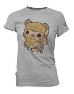 PLAYERA STAR WARS POP WICKET EL EWOK GRIS CHICA
