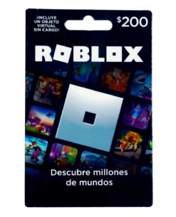 TARJETA ROBLOX 200