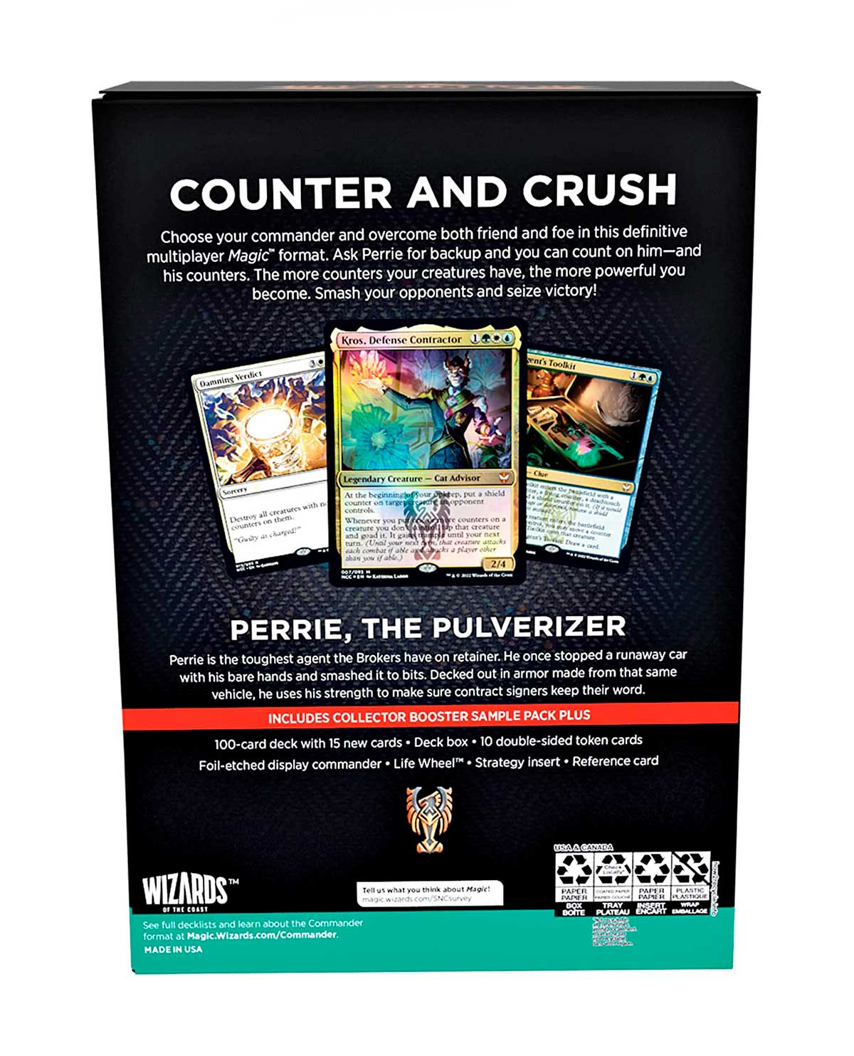MAGIC THE GATHERING STREETS OF NEW CAPENNA COMMANDER DECK BEDECKER BROKERS INGLES - Image 3