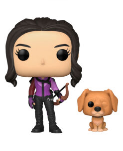 FIGURA POP MARVEL HAWKEYE KATE BISHOP WITH THE PIZZA DOG