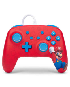 CONTROL ALAMBRICO POWER A NINTENDO SWITCH MARIO BROS WOO HOO