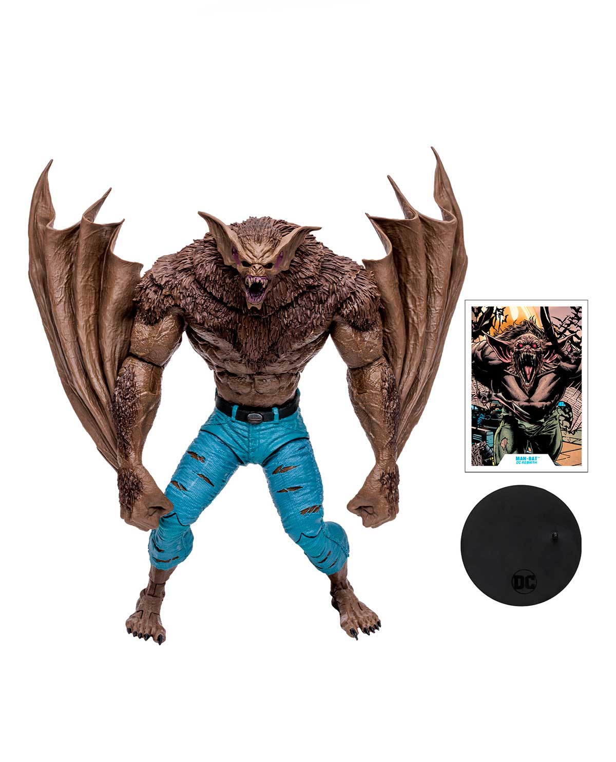 FIGURA DE ACCION MCFARLANE DC COLLECTORS MAN BAT - Image 3