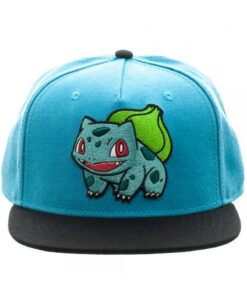 GORRA SNAPBACK POKEMON BULBASAUR AZUL