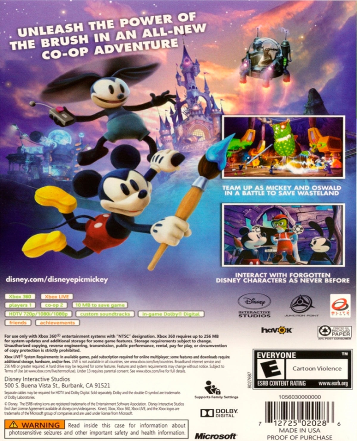 EPIC MICKEY 2 THE POWER OF TWO - Image 2