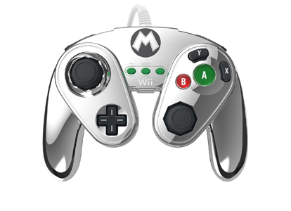 WIIU WIRED FIGHTPAD METAL MARIO