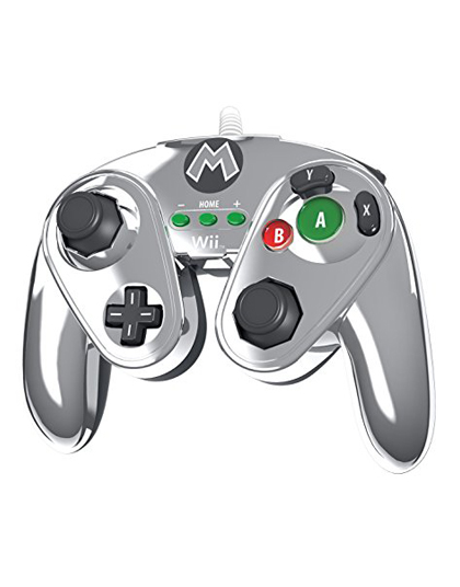 WIIU WIRED FIGHTPAD METAL MARIO - Image 2