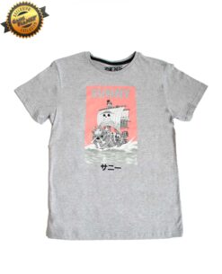 PLAYERA GRIS SUNNY ONE PIECE EXTRA CHICA