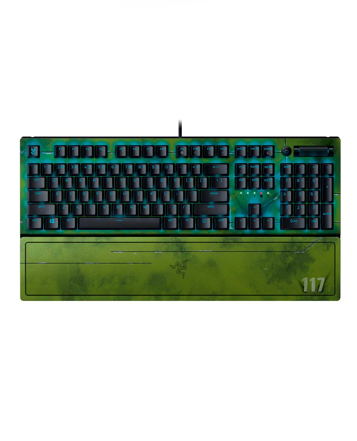 TECLADO MECANICO RAZER BLACKWIDOW V3 EDICION HALO INFINITE