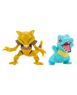 FIGURA POKEMON BATTLE FIGURE ABRA AND TOTODILE