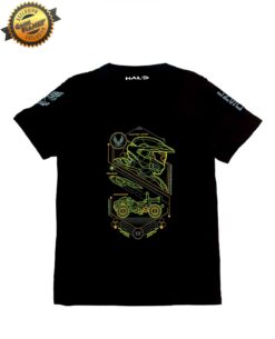 PLAYERA MASTER CHIEF HALO INFINITE NEGRA GRANDE