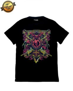 PLAYERA NEGRA GEARS OF WAR ANIVERSARIO GRANDE