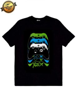 PLAYERA NEGRA XBOX SERIES X CONTROLES CHICA