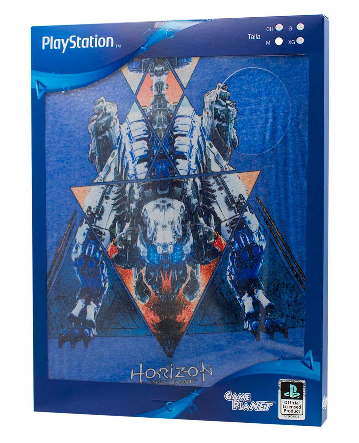 PLAYERA HORIZON ZERO DAWN ATRONADOR AZUL CHICA - Image 2