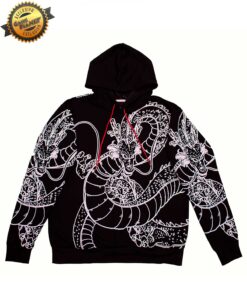SUDADERA NEGRA DRAGON BALL Z CHICA