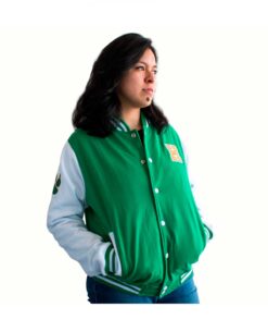CHAMARRA COLEGIAL STRANGER THINGS GREEN HAWKINS GRANDE - Image 4