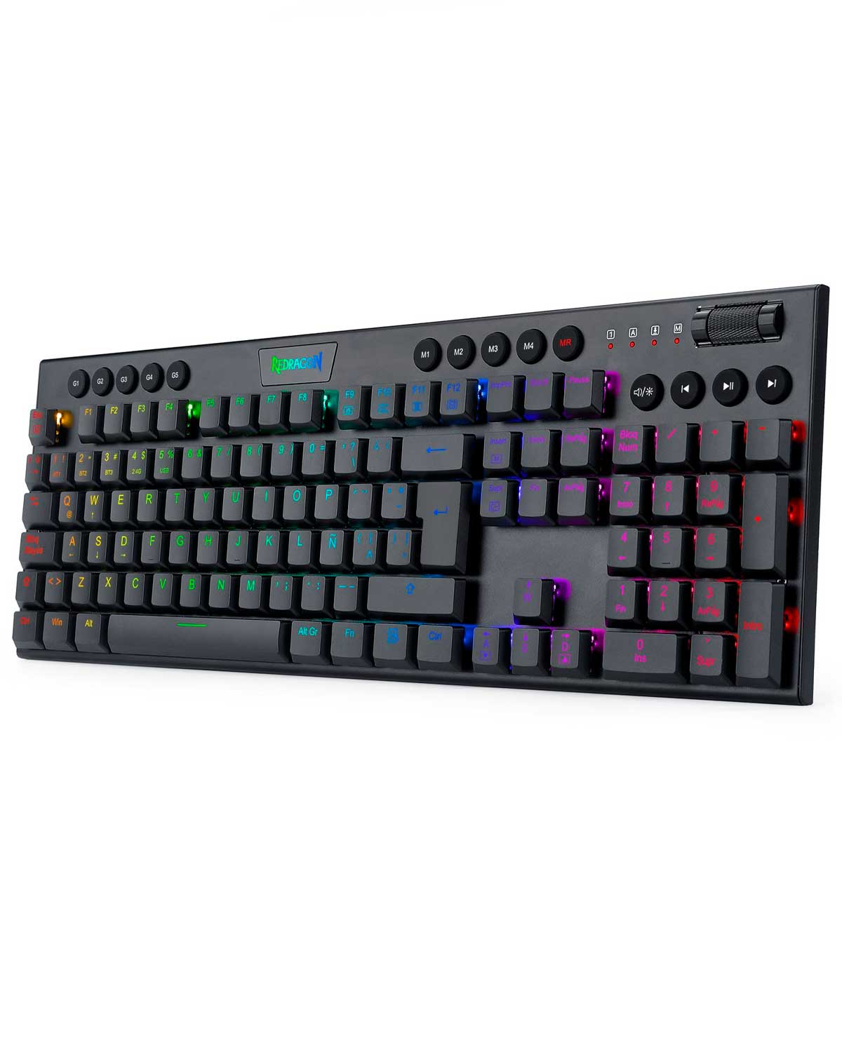 TECLADO REDRAGON K618 HORUS FULL SIZE SWITCH AZUL - Image 2