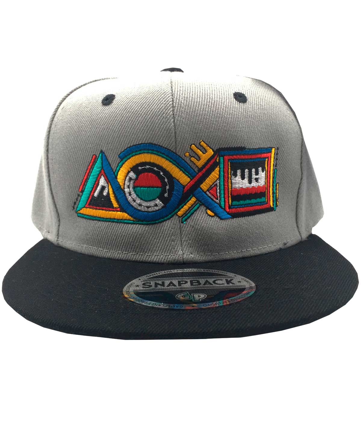 GORRA SNAPBACK PLAYSTATION GRIDLOCK GRIS NEGRA - Image 2