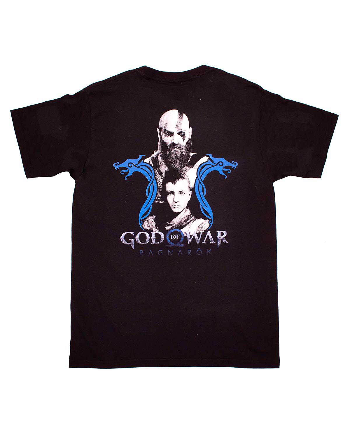 PLAYERA NEGRA GOD OF WAR RAGNAROK RUNIC SERPENT MEDIANA - Image 2