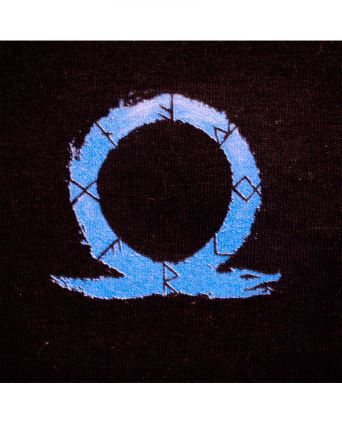 PLAYERA NEGRA GOD OF WAR RAGNAROK RUNIC SERPENT MEDIANA - Image 3