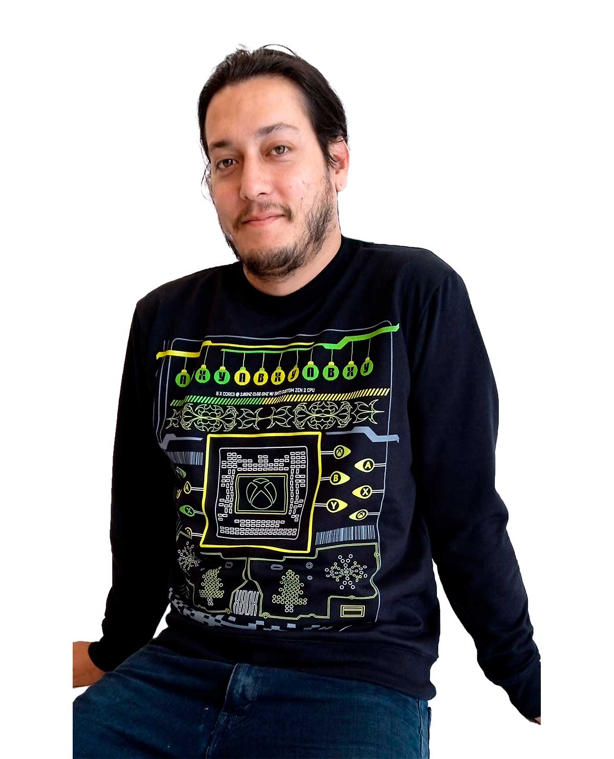 UGLY SWEATSHIRT NEGRO XBOX COMPONENTES EXTRA CHICO - Image 3