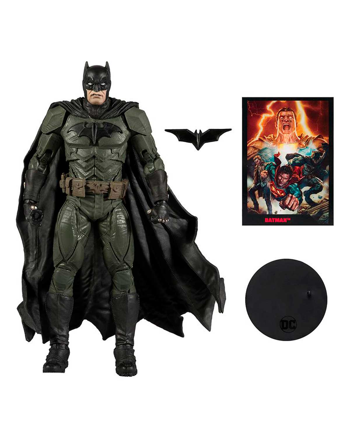 FIGURA DE ACCION MCFARLANE DC BLACK ADAM BATMAN - Image 3