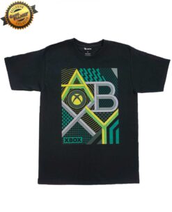 PLAYERA NEGRA XBOX GEOMENTAL GRANDE