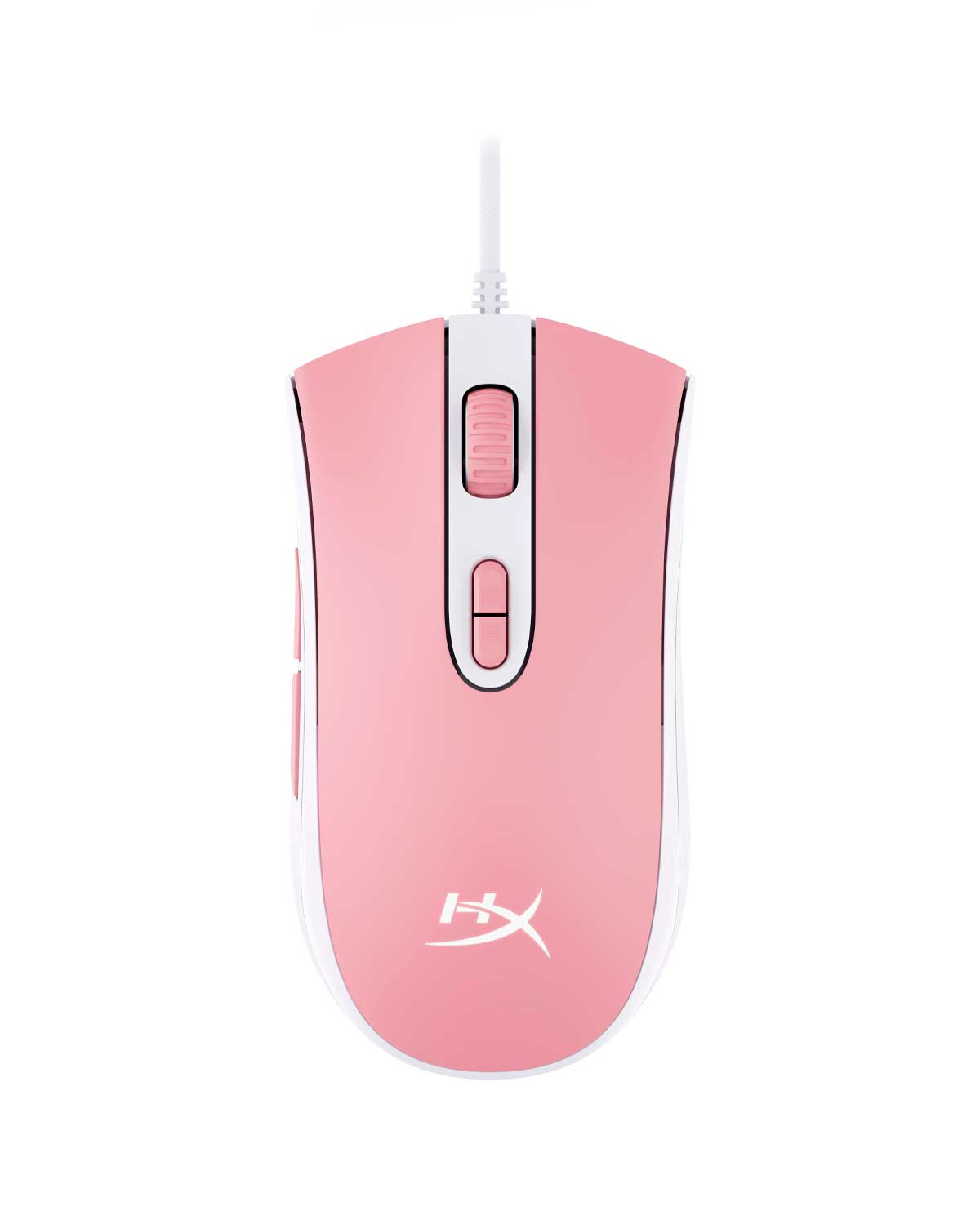 MOUSE ALAMBRICO GAMER HYPERX PULSEFIRE CORE BLANCO ROSA