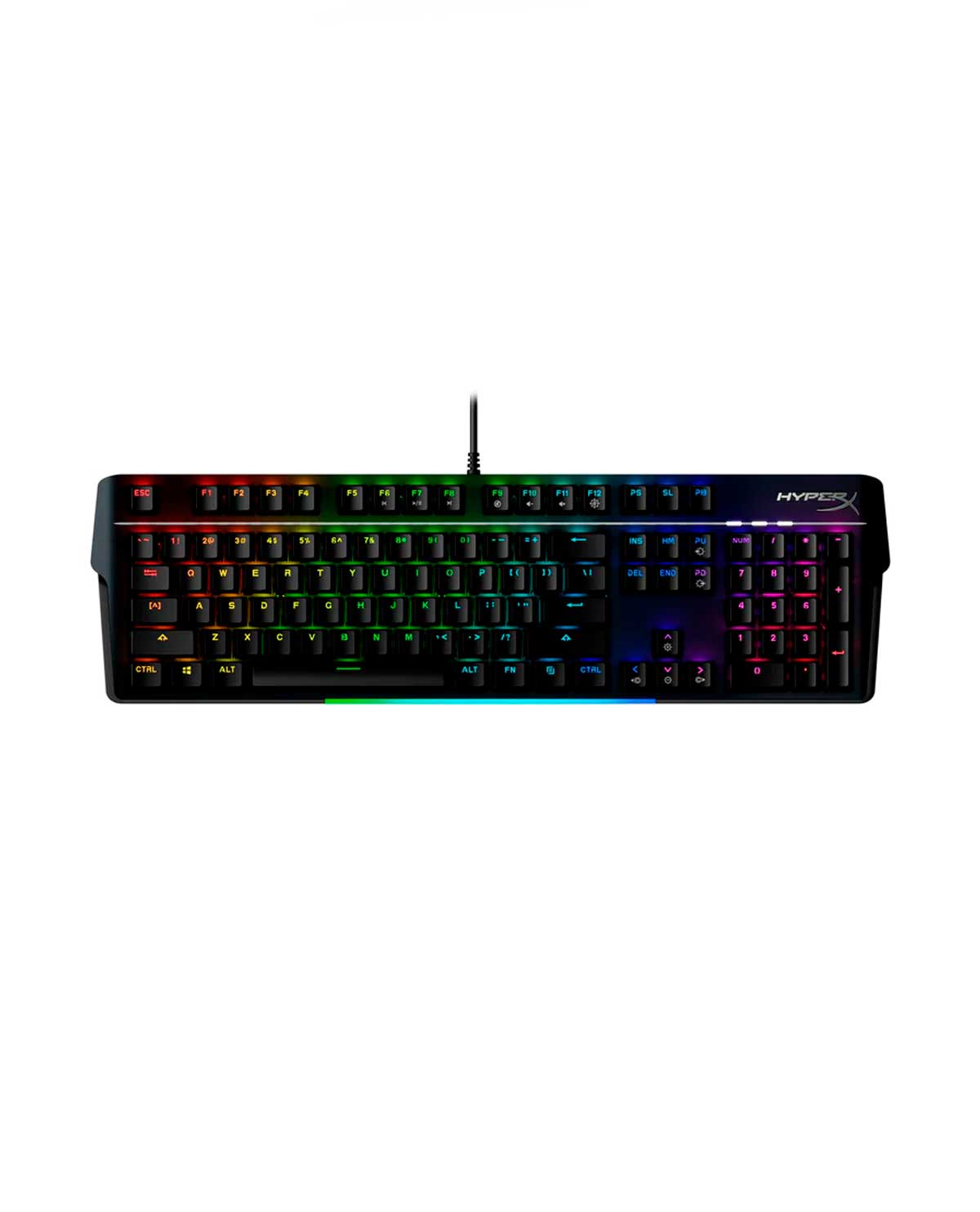 TECLADO ALAMBRICO MECANICO HYPERX ALLOY MKW100 NEGRO