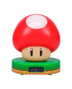 RELOJ DESPERTADOR MUSHROOM MARIO BROS