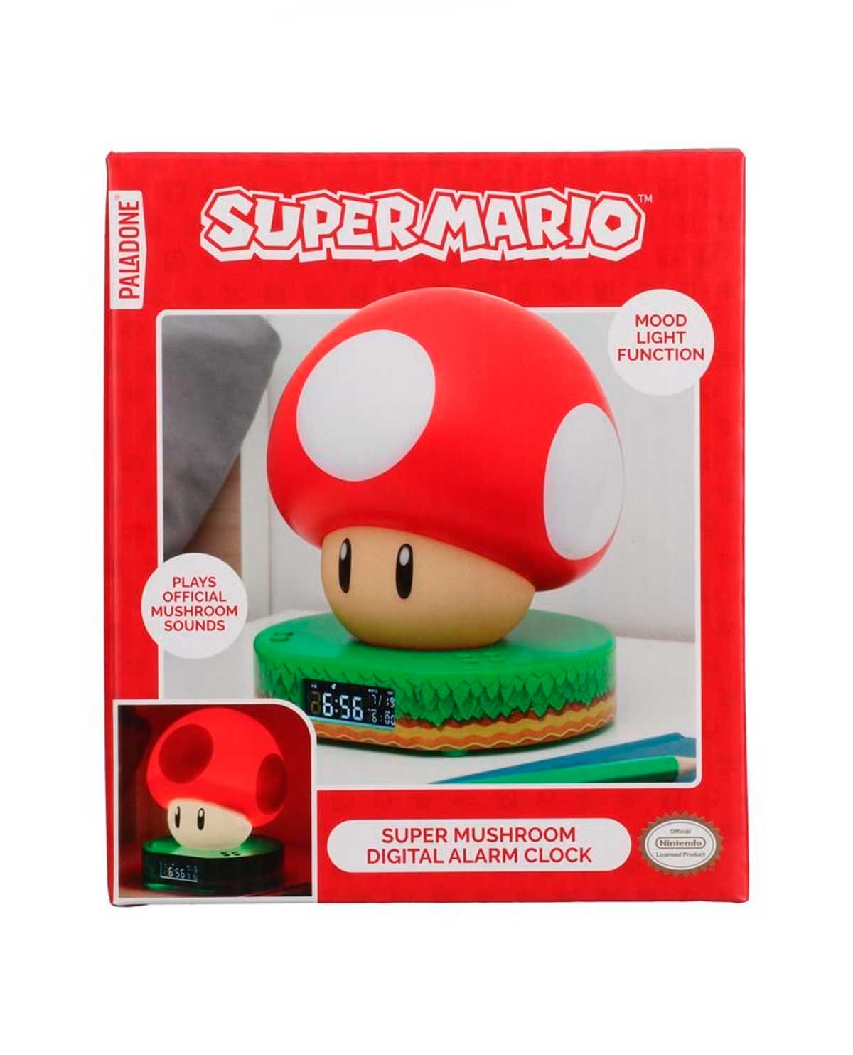 RELOJ DESPERTADOR MUSHROOM MARIO BROS - Image 3