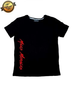 PLAYERA NEGRA MILES MORALES CHICA