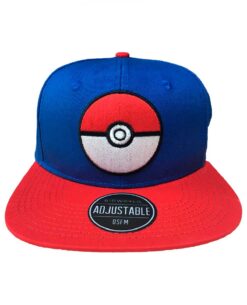 GORRA AZUL Y ROJO POKEBOLA