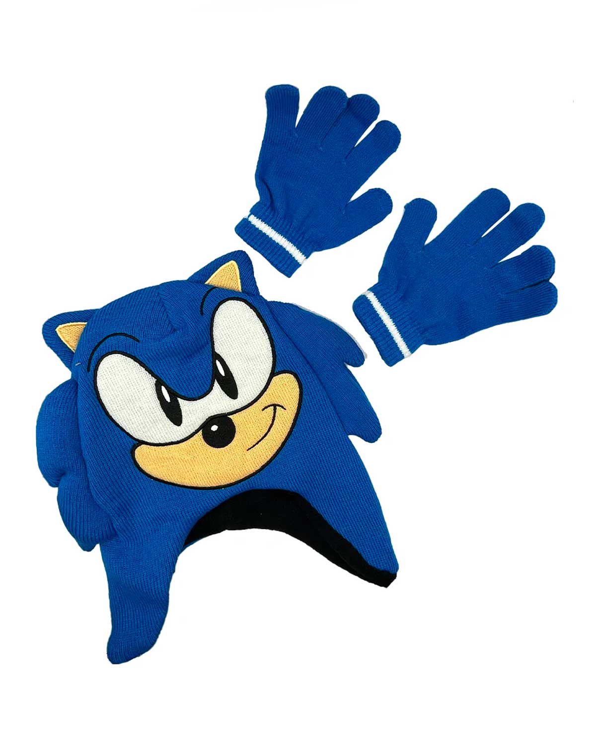 SONIC SET DE GORRO Y GUANTES